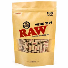Raw - 180 Prerolled Wide Tips
