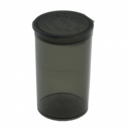 Black Transparent - Pop Top Squeeze Container - 70ML