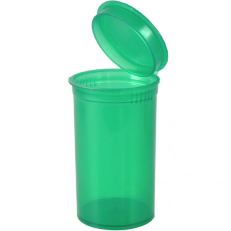Green Transparent - Pop Top Squeeze Container - 70ML