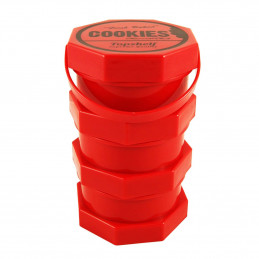 Cookies - Red 3 Stack Container - Large