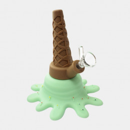 Green Ice Cream - Silicone Bong -  14,5cm